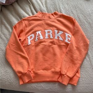 Parke Creamsicle Heritage Varsity Mockneck